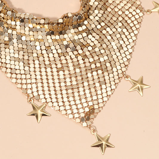 Starlit Mesh Choker Necklace