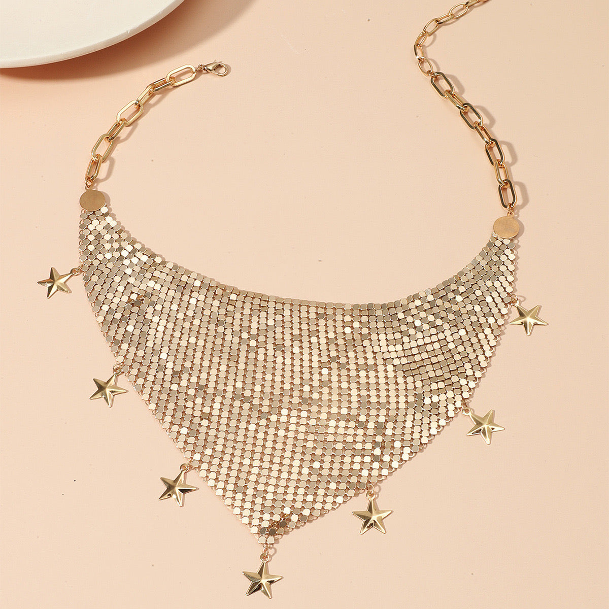 Starlit Mesh Choker Necklace