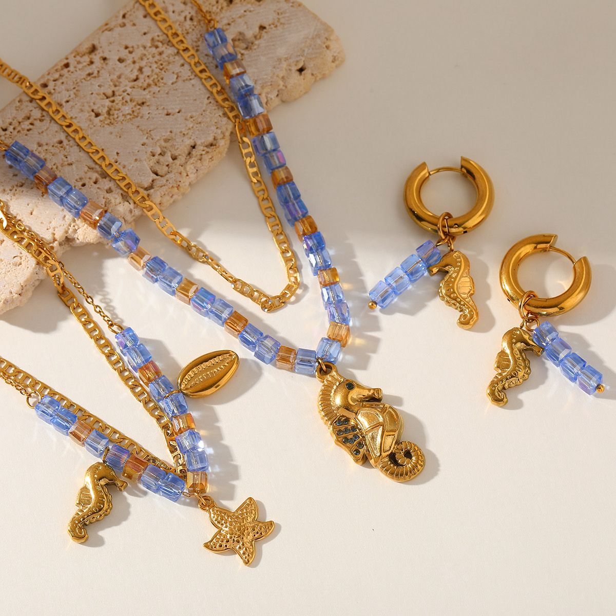 Sea Horse Beaded Necklace