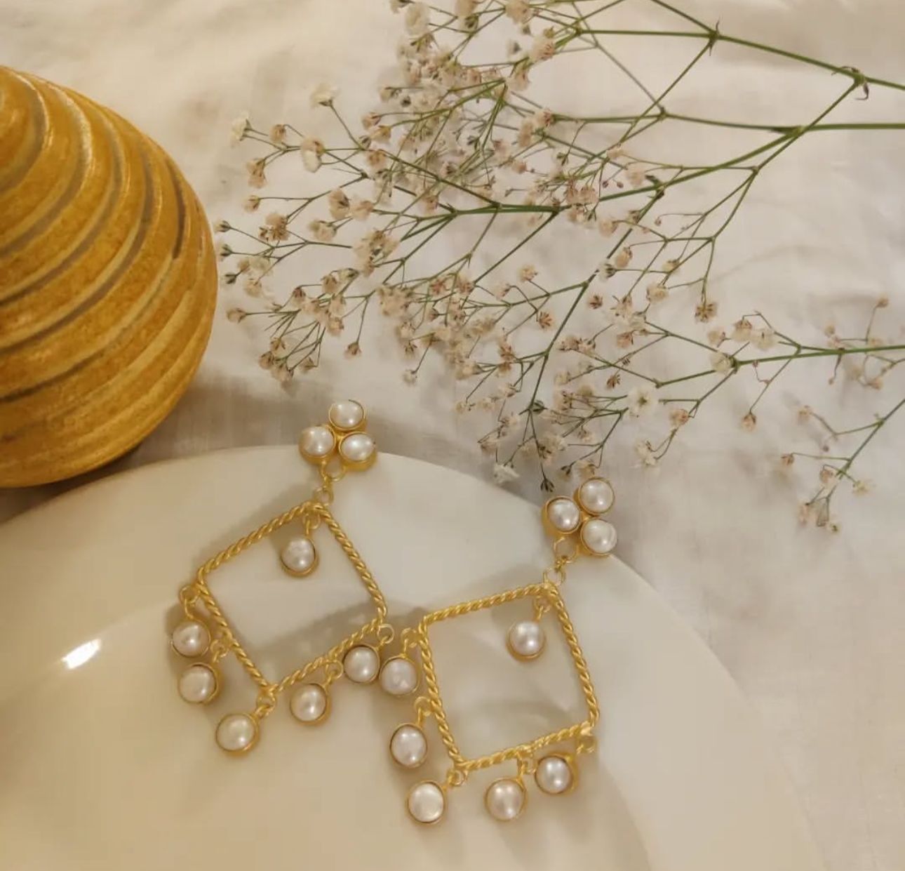 Pearl Dangler Earrings