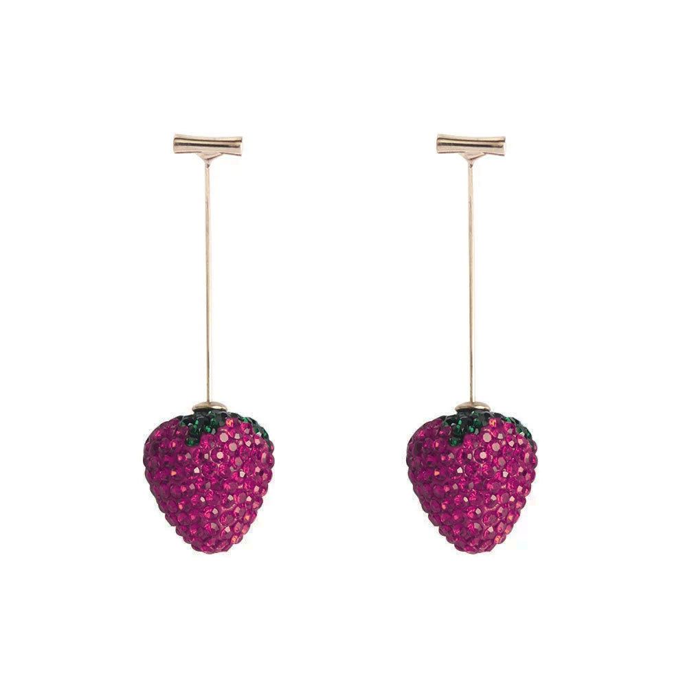 Strawberry Drop Earrings