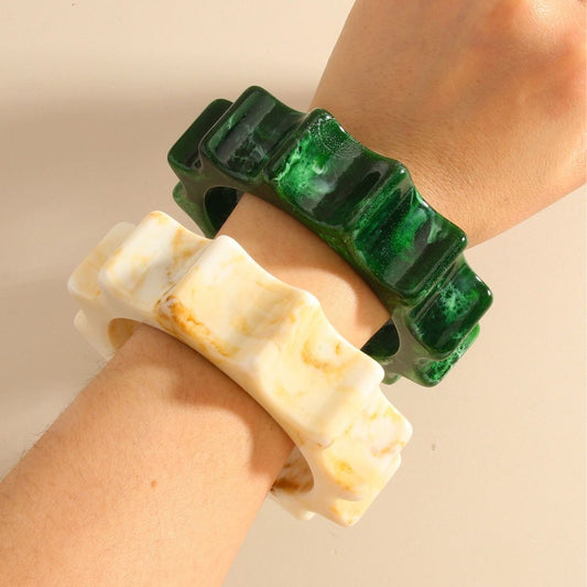 Marble Muse Resin Hand Stack