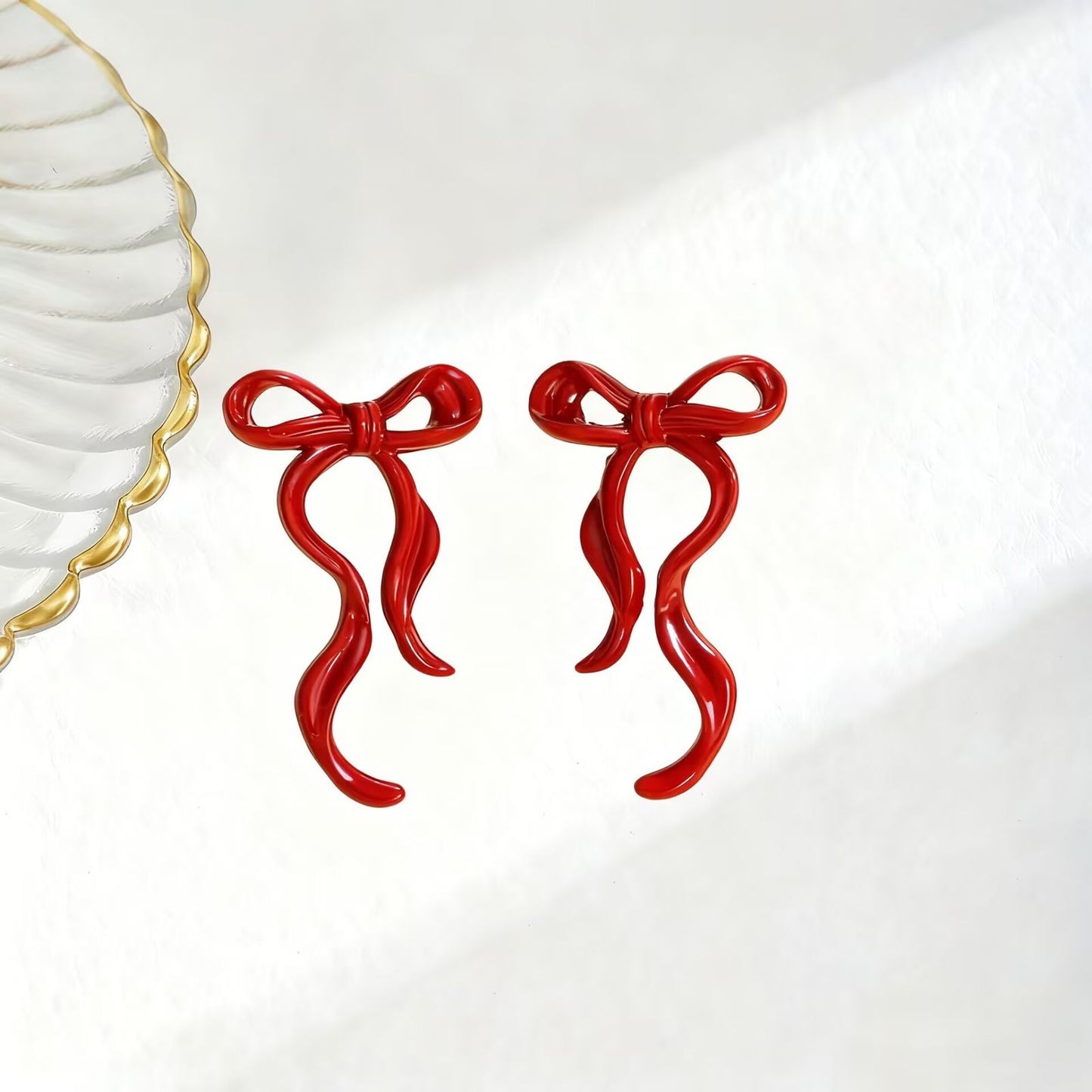 Retro Bow Earrings