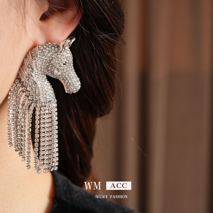 Horse Tassel Earrings