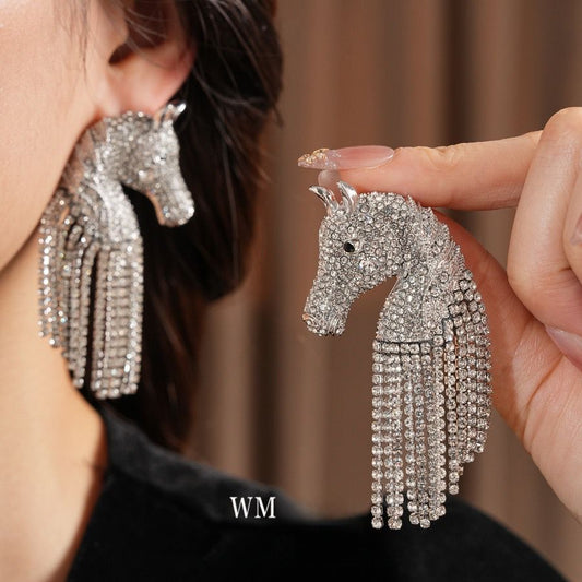 Horse Tassel Earrings