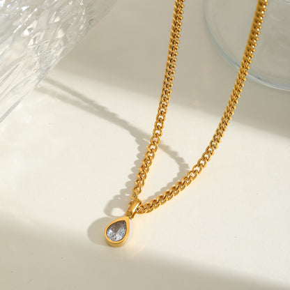 Oval Curb chain Necklace