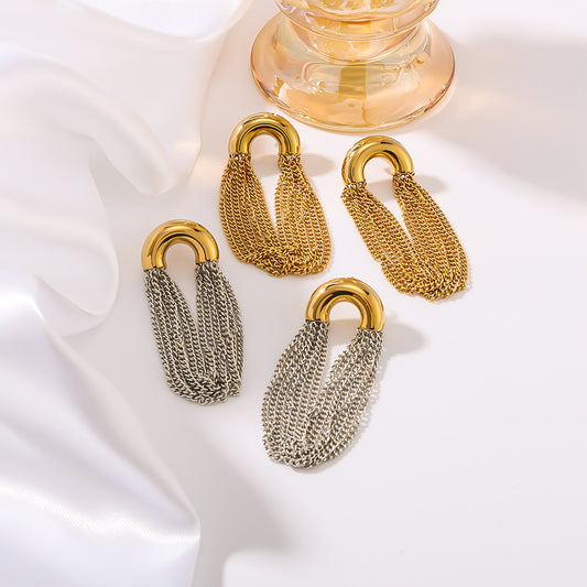 Tassel Earrings (18K Gold Plated)