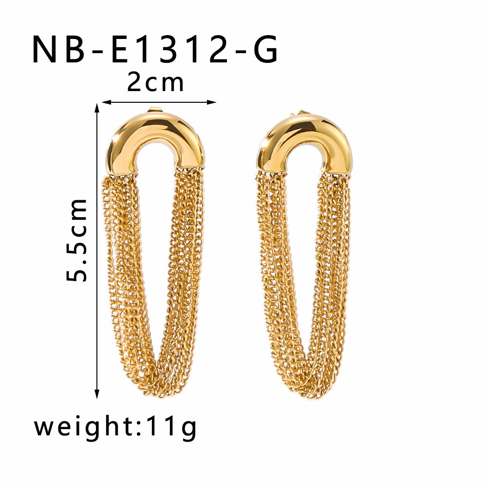 Tassel Earrings (18K Gold Plated)