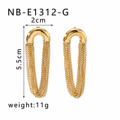 Tassel Earrings (18K Gold Plated)