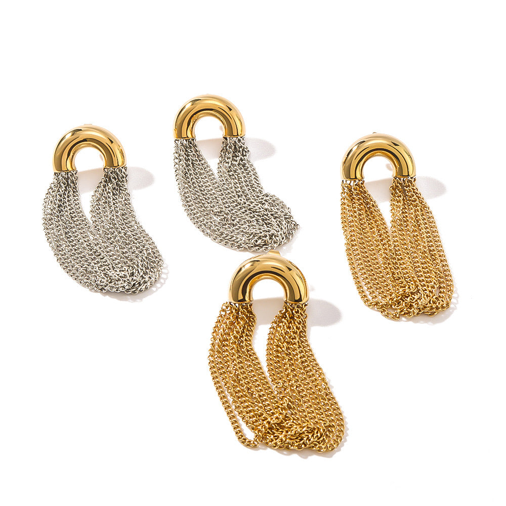 Tassel Earrings (18K Gold Plated)