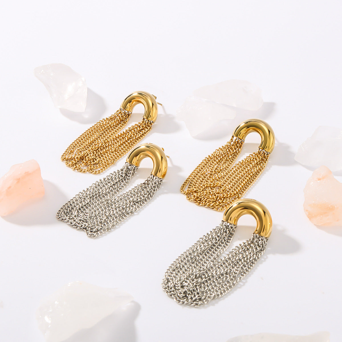 Tassel Earrings (18K Gold Plated)