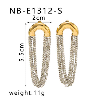 Tassel Earrings (18K Gold Plated)