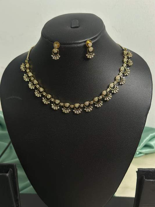 Celestial Glow Stone Necklace Set