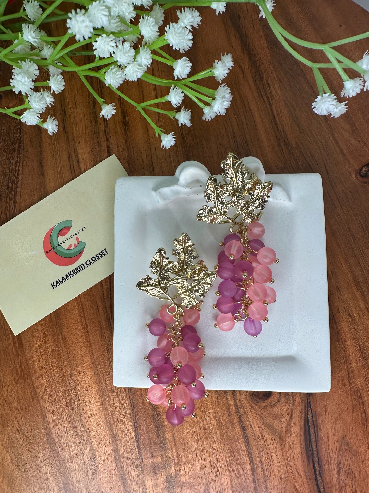 Blush Berry Bloom Earrings