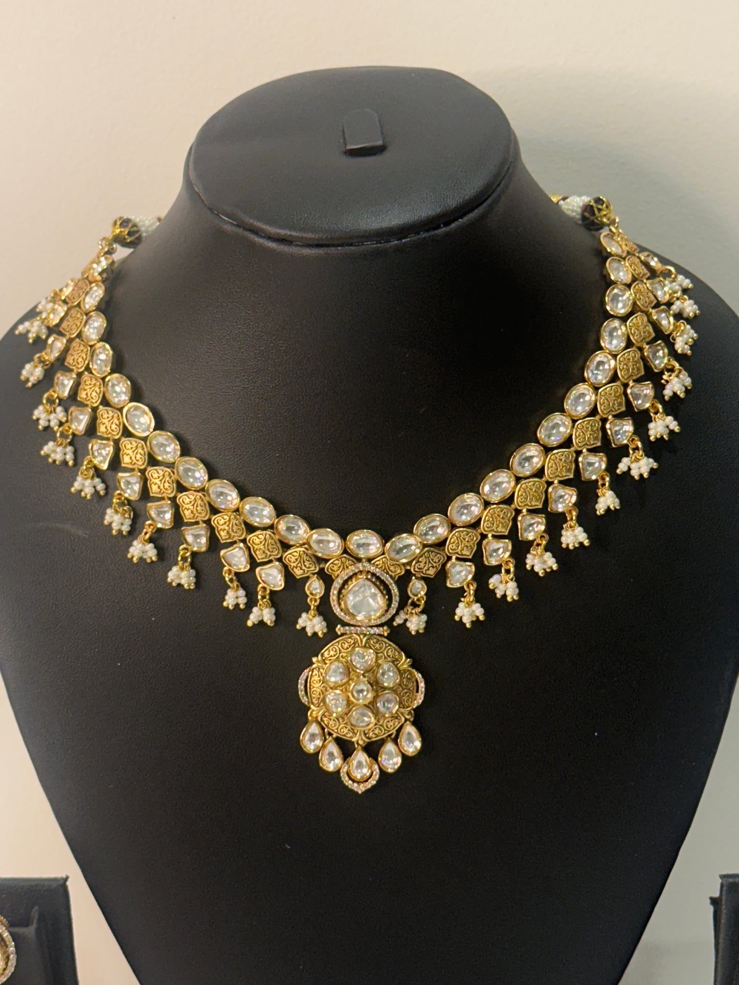 Rajwada Noor Polki Antique Set