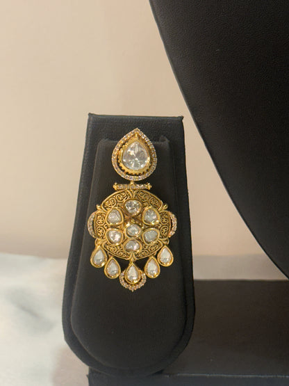 Rajwada Noor Polki Antique Set