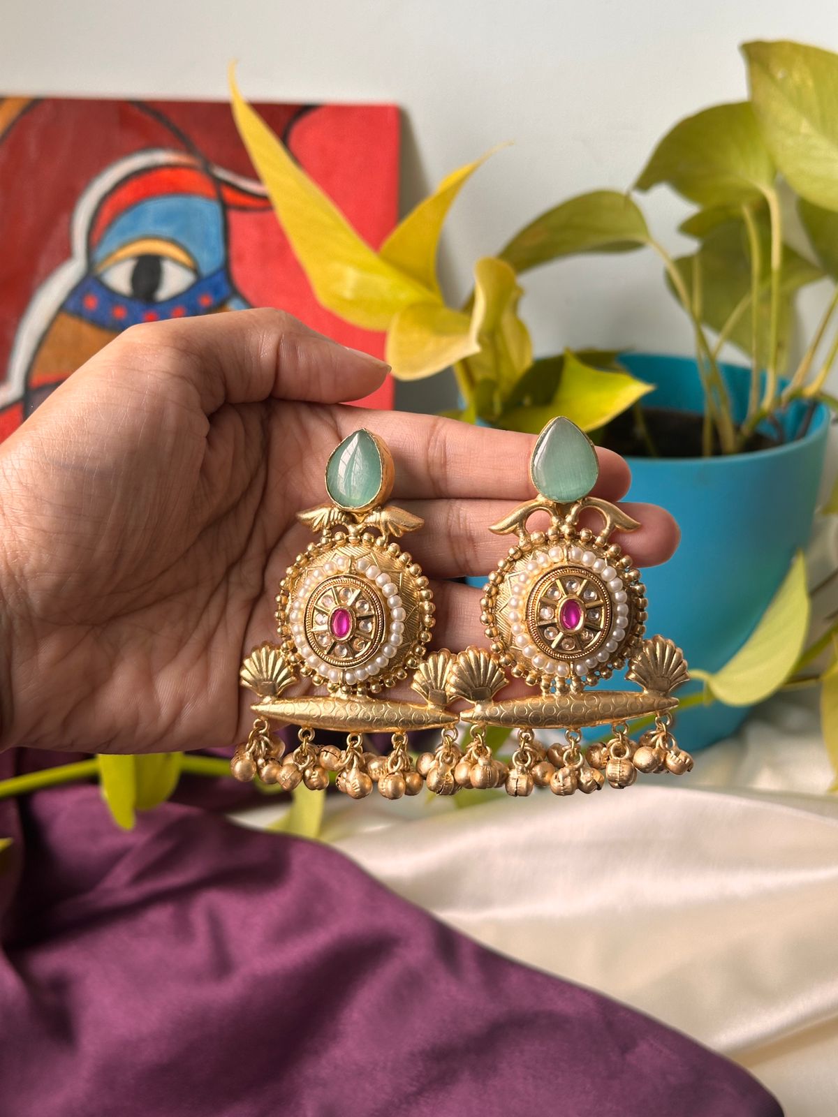 Royal Contemporary Jhumkas