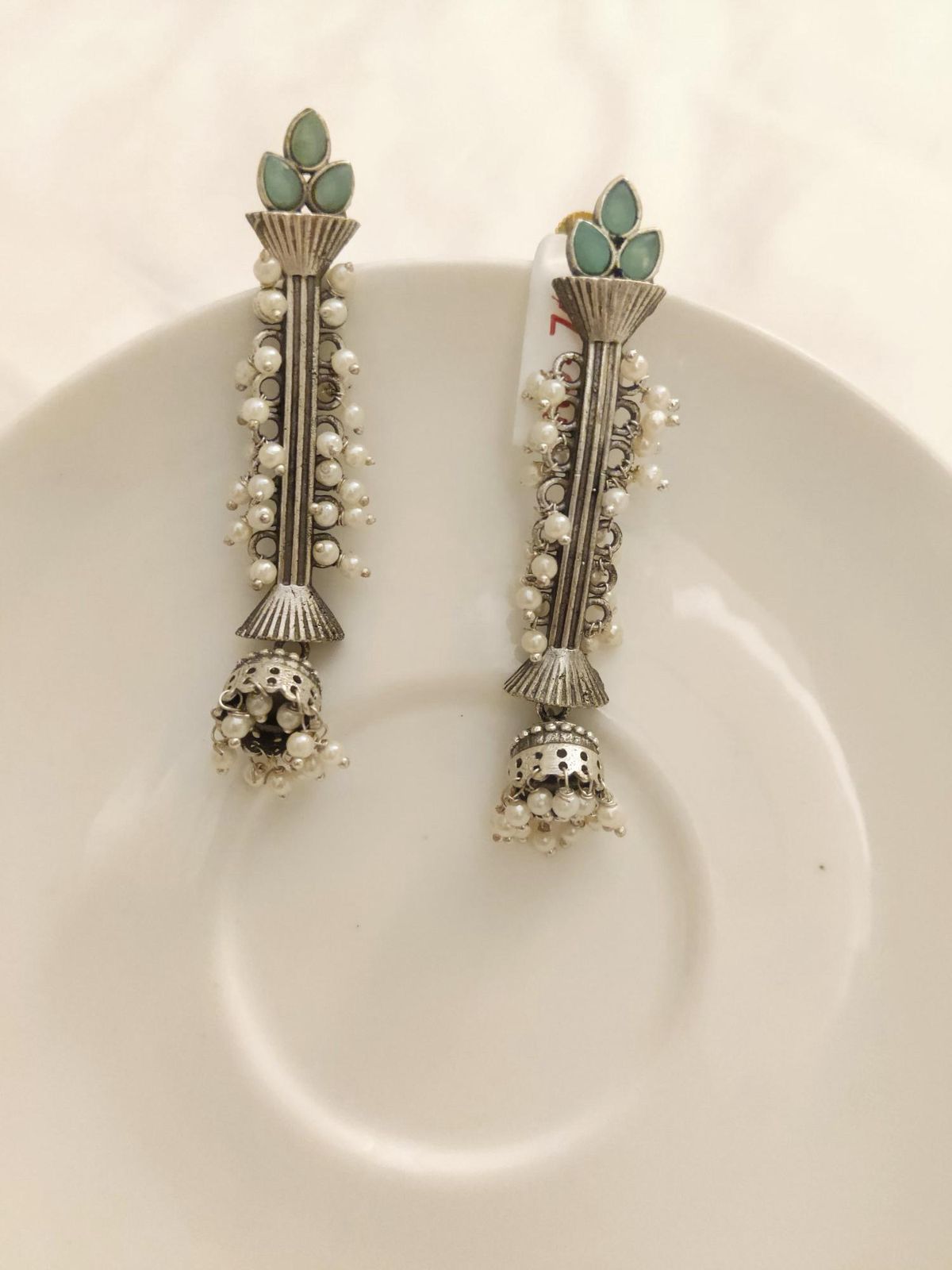 Naaz Jhumki Trail Earrings