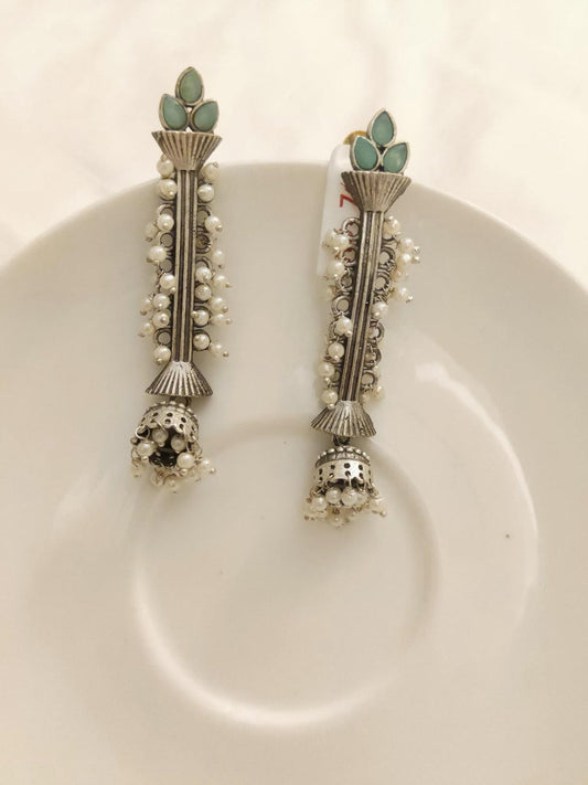 Naaz Jhumki Trail Earrings