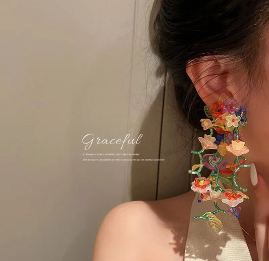 Blooming Garden Cascade Earrings
