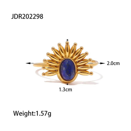 Radiant Sunburst Ring