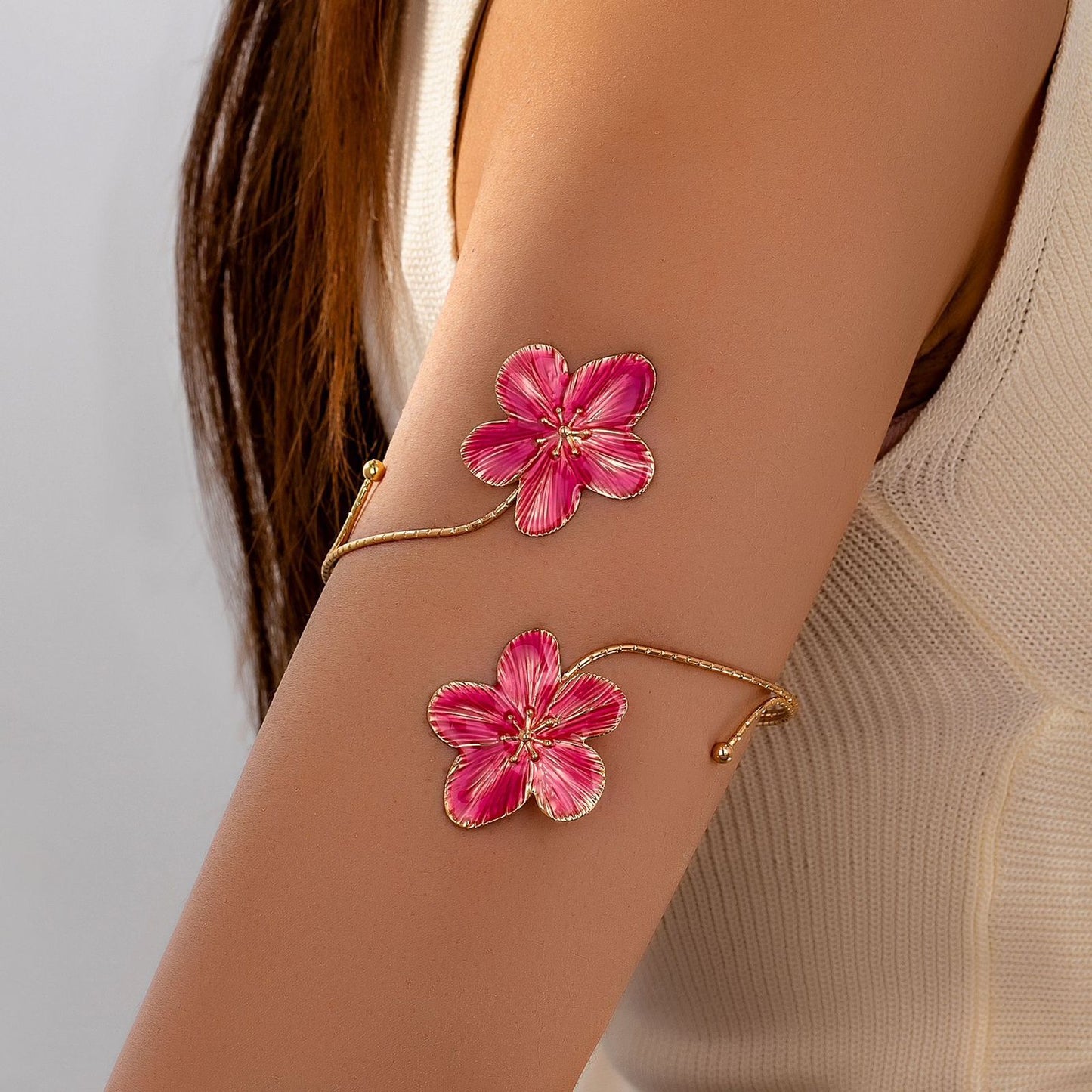 Blooming Floral Arm Ring