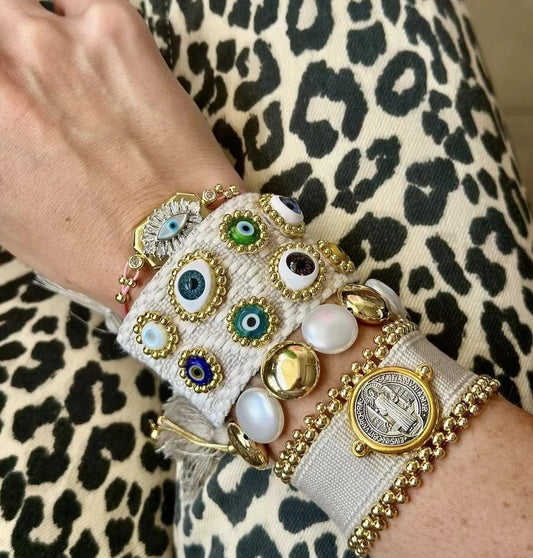 Devil’s Eye Unisex Woven Wristband