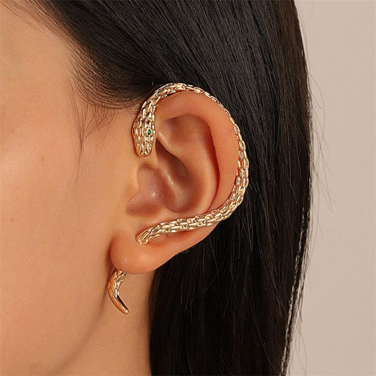 Serpent Statement Ear Cuff (Single Piece)