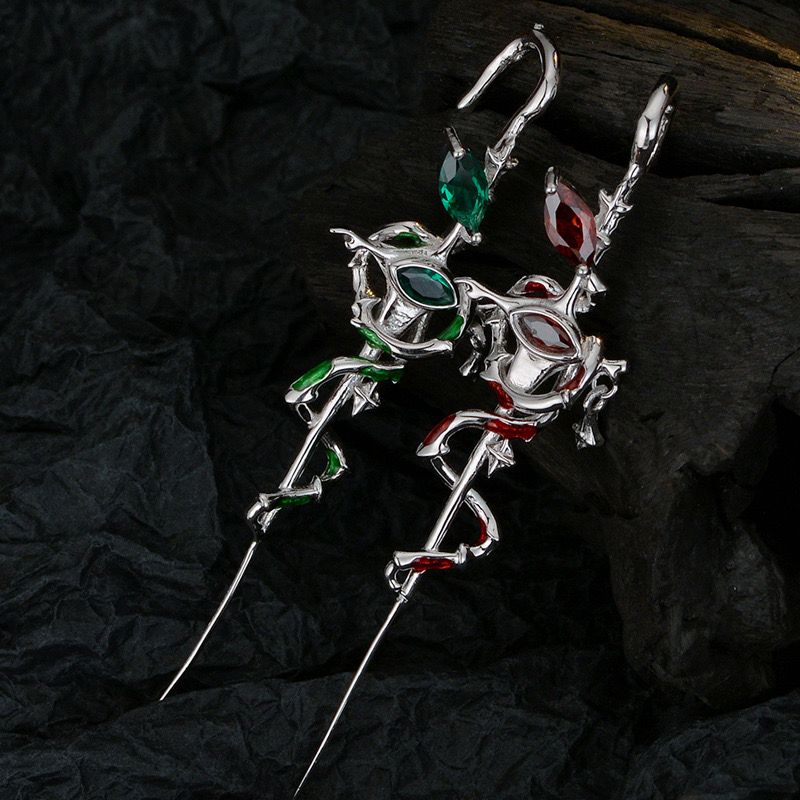 Snake Pierced Stud Earring (Single Piece)