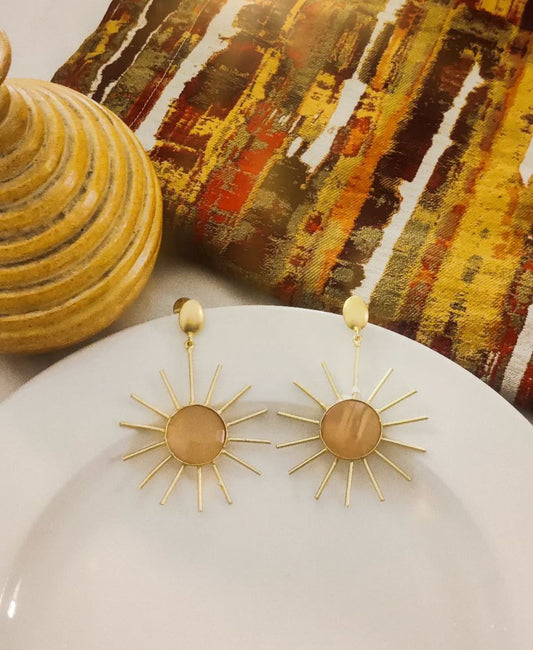 Sunburst Statement Earrings
