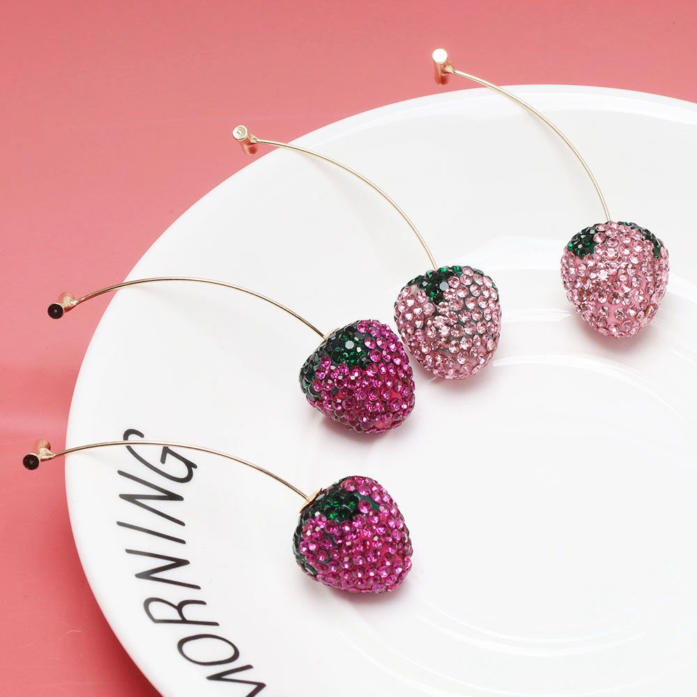 Strawberry Drop Earrings
