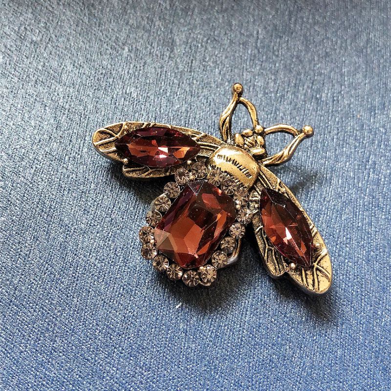 Vintage Royal Bee Brooch