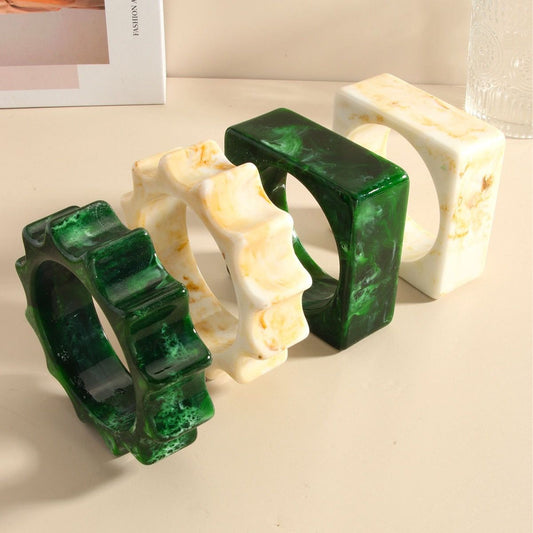 Marble Muse Resin Hand Stack
