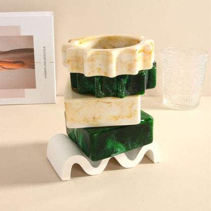 Marble Muse Resin Hand Stack
