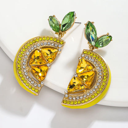 Golden Citrus Earrings