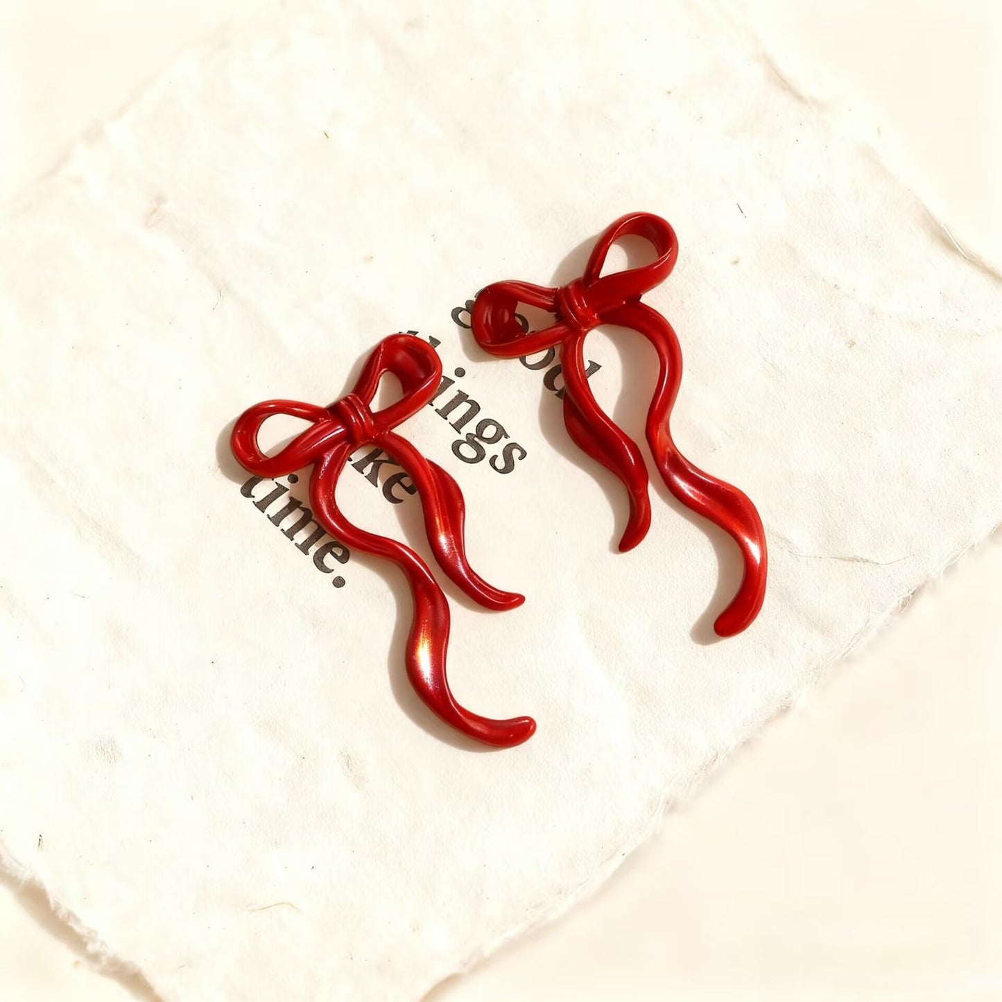 Retro Bow Earrings
