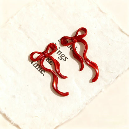 Retro Bow Earrings