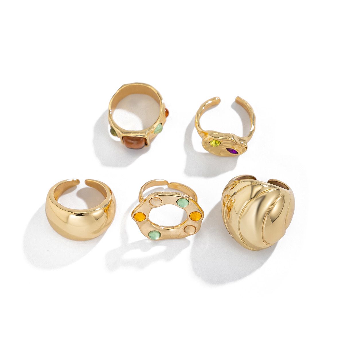 Retro Muse Ring Set