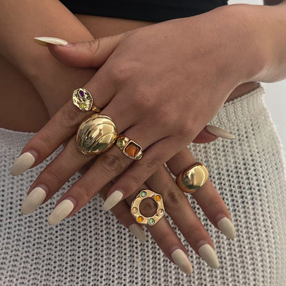 Retro Muse Ring Set