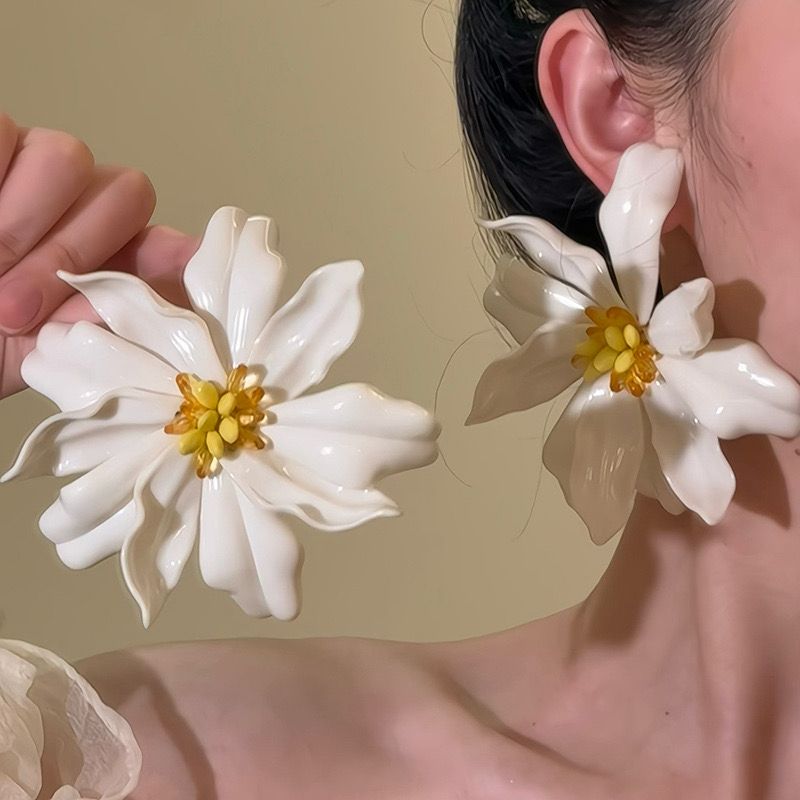 Crimson Lily Earrings