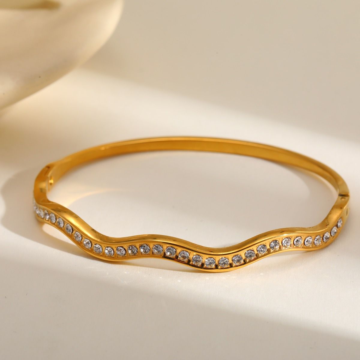 Vintage Aura Zirconia Bracelet (18K Gold Plated)