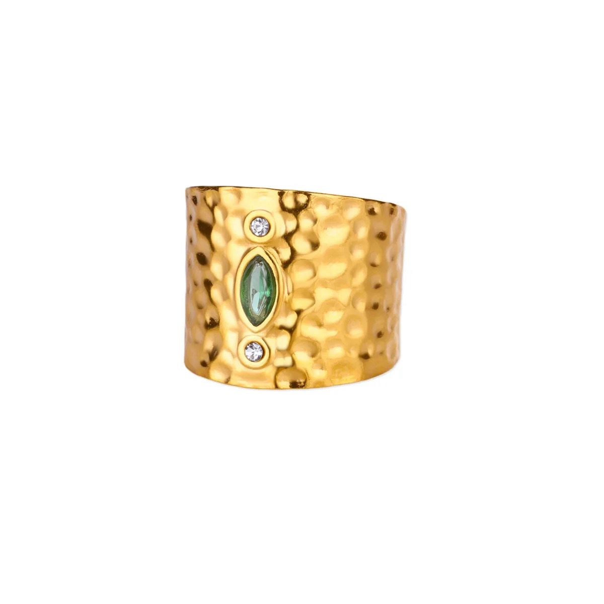 Aurelia Textured Statement Ring
