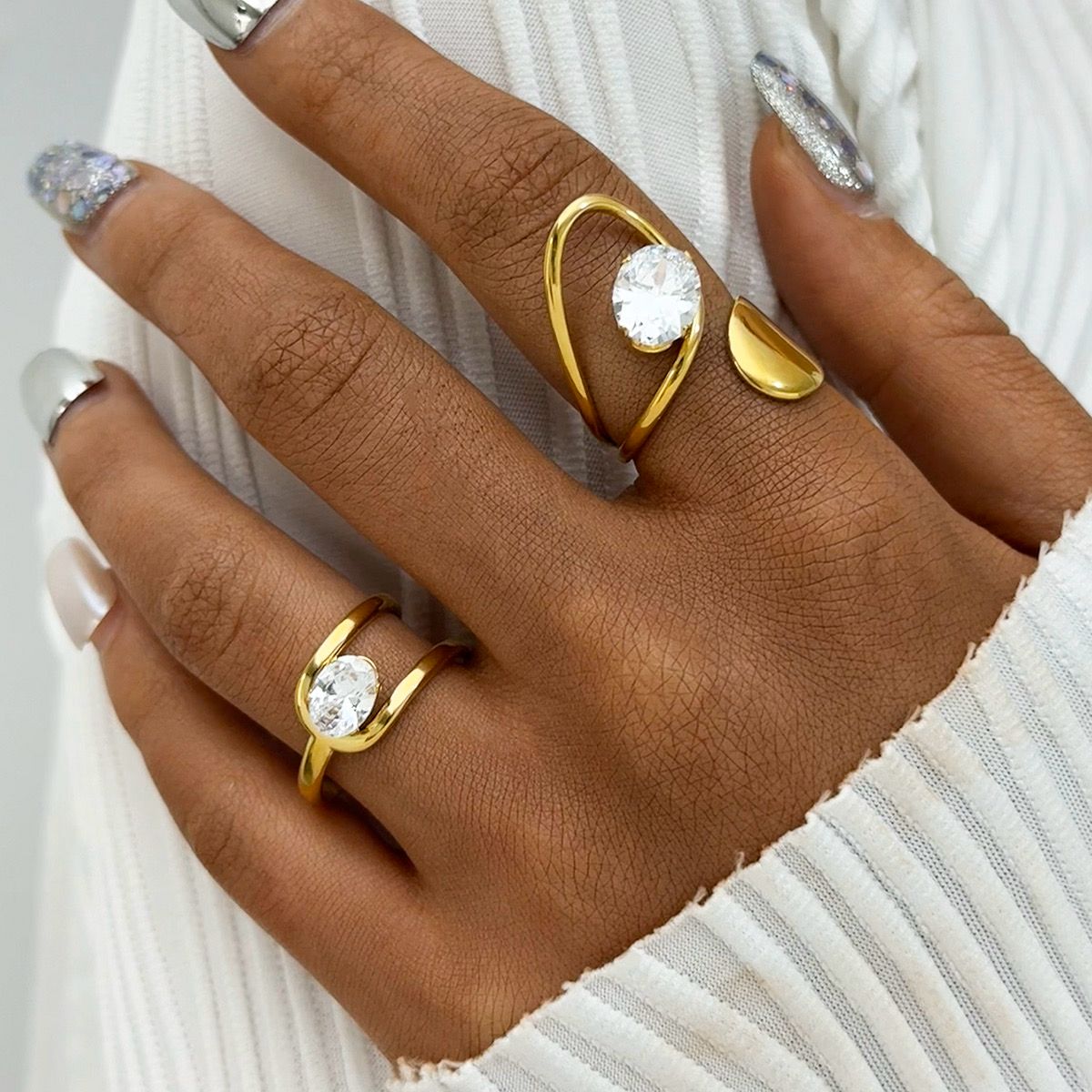Celeste Duo Ring Set ✨