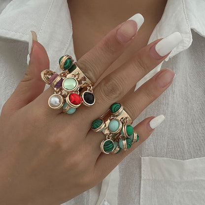 Boho Charm Adjustable Ring