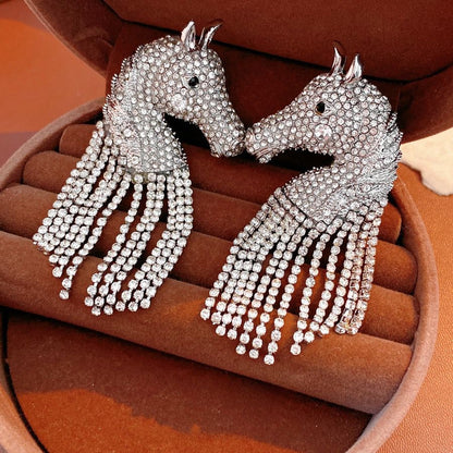 Horse Tassel Earrings
