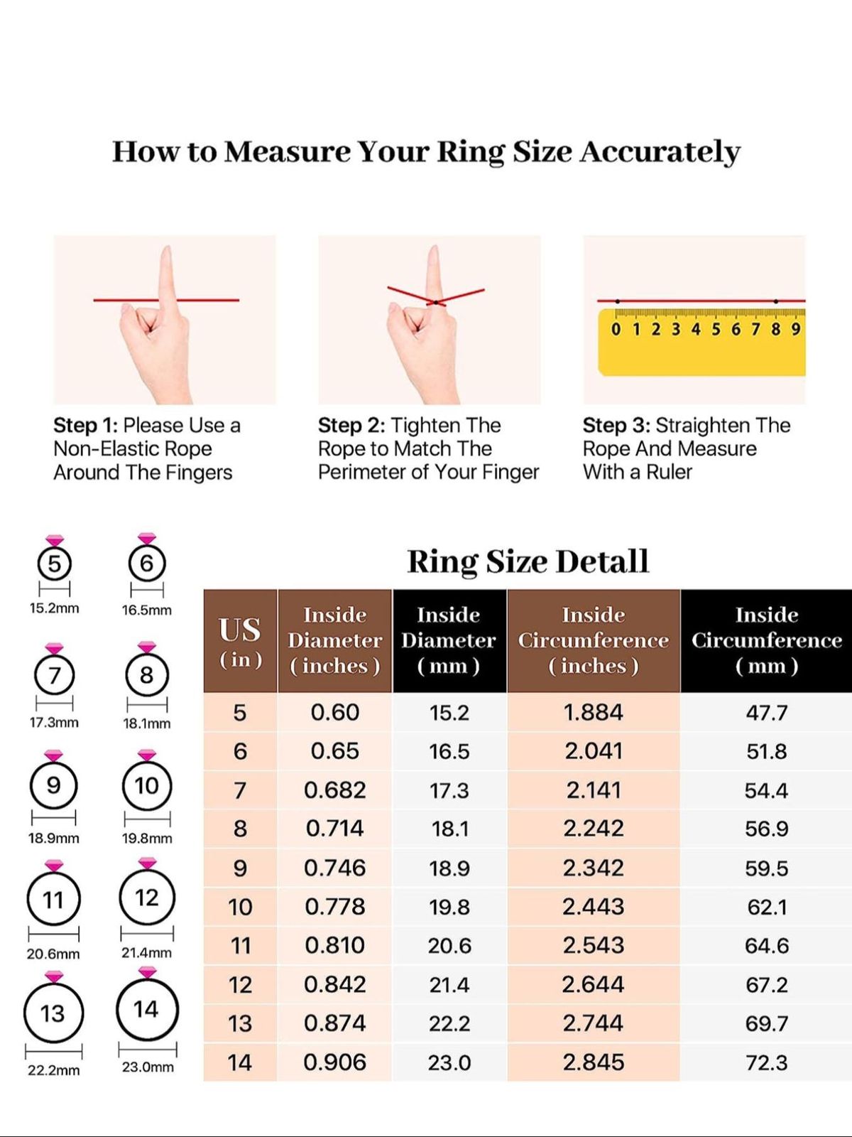 Dual Stone Zircon Open Ring (Size 7)