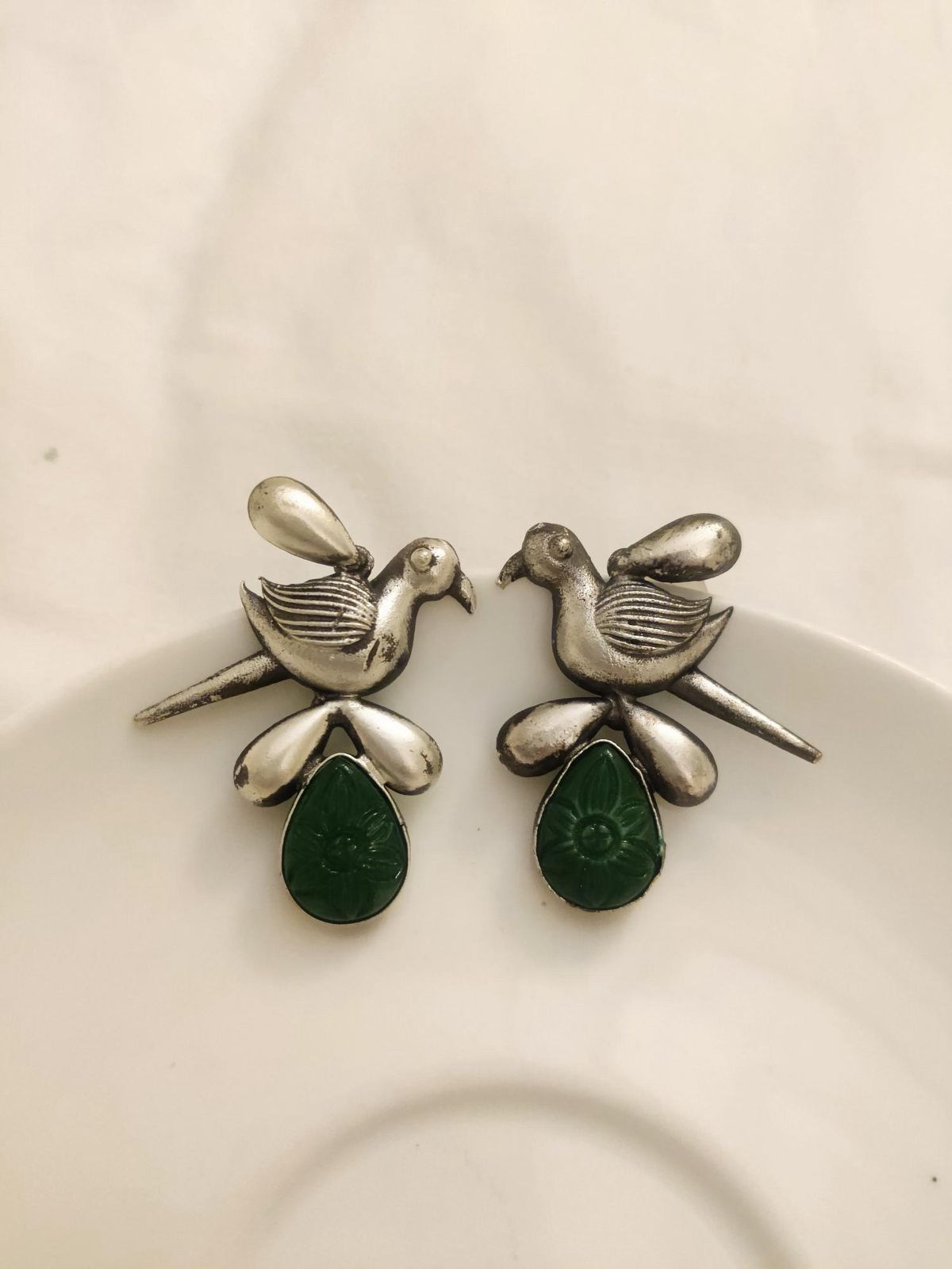Gulnaar Bird Charm Earrings