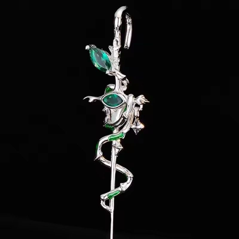 Snake Pierced Stud Earring (Single Piece)