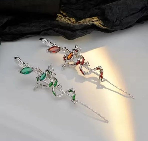 Snake Pierced Stud Earring (Single Piece)