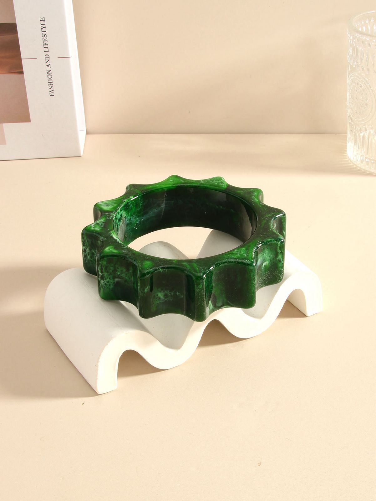 Marble Muse Resin Hand Stack